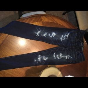 American Eagle 360 stretch distressed skinnies